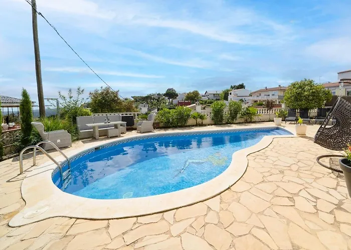 Casa Felic, 6 People, Fireplace And Hottub Ferienhaus Lloret de Mar